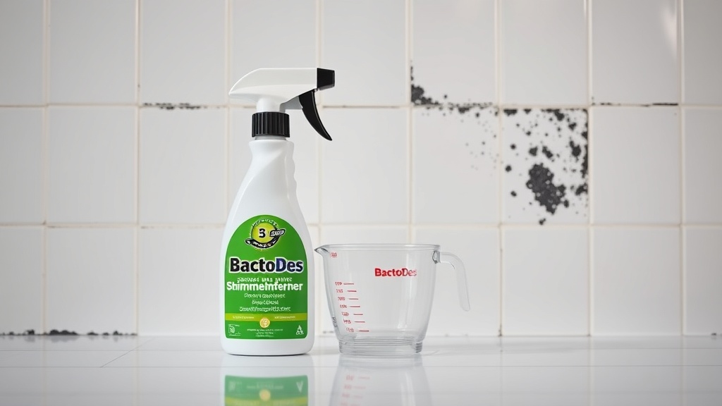 BactoDes Schimmelentferner: Richtige Dosierung für jede Fläche