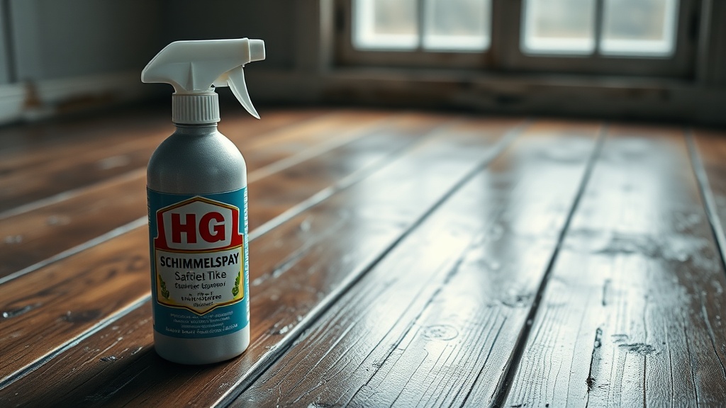 HG Schimmelspray nach Wasserschaden: Anwendungstipps