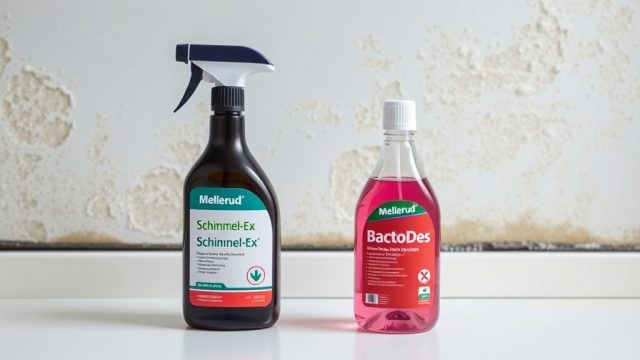 Mellerud Schimmel-Ex vs. BactoDes: Welcher Reiniger ist besser?